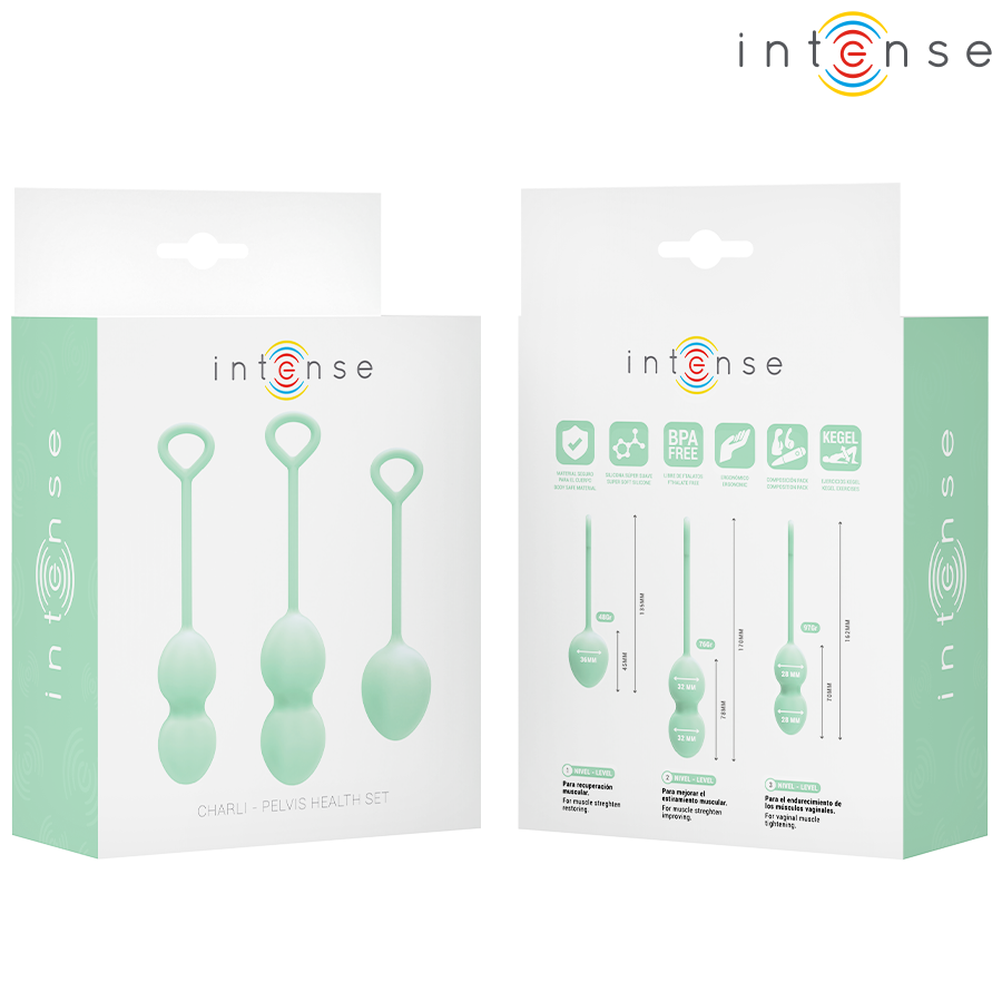 Intense - Charli Kegel Ball Kit Hellgrãœn