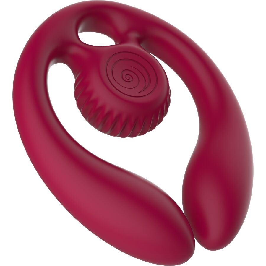 Snail Vibe - Gizi Duo Paarstimulator Fernbedienung Burgund