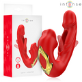 Intense - Nathy Doppelvibrator Mit Multifunktions-Stimulierender Mund Rot