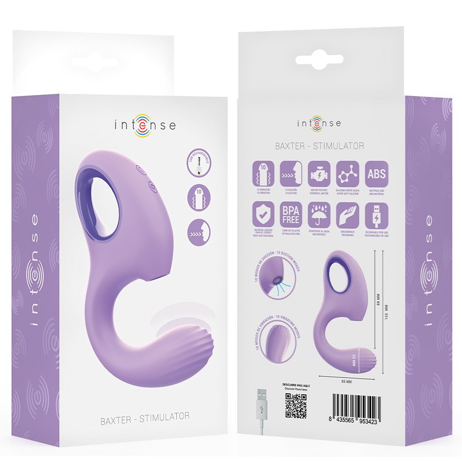 Intense - Baxter Vibrator & Stimulator Violett