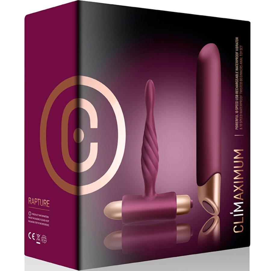 Climaximum - Rapture Kit Vibrator Classic + Anfãnger-Analplug