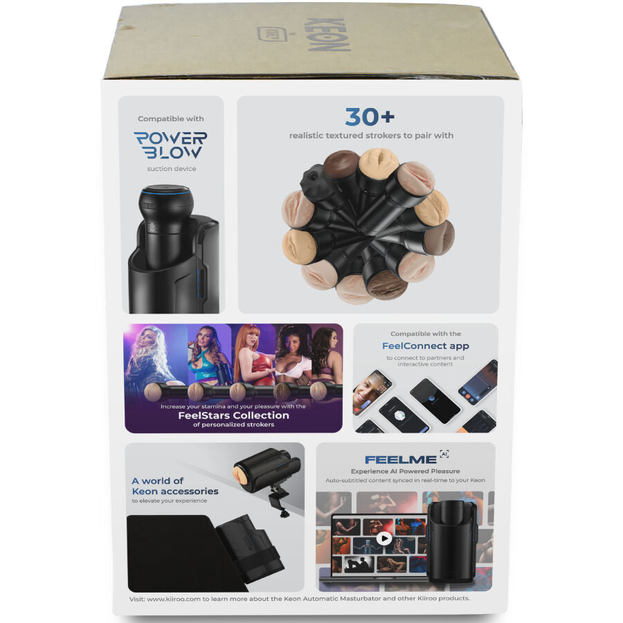 Kiiroo - Keon Wifi Combo Automatischer Masturbator + Feel Stroker