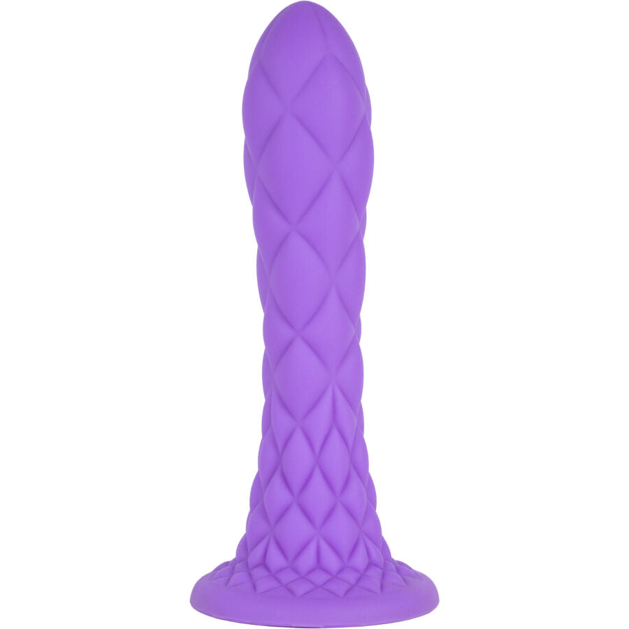 Silexd - Dreamy Dildo Fantasy Flüssigsilikon Thermoreaktiv Violett 18,5 Cm