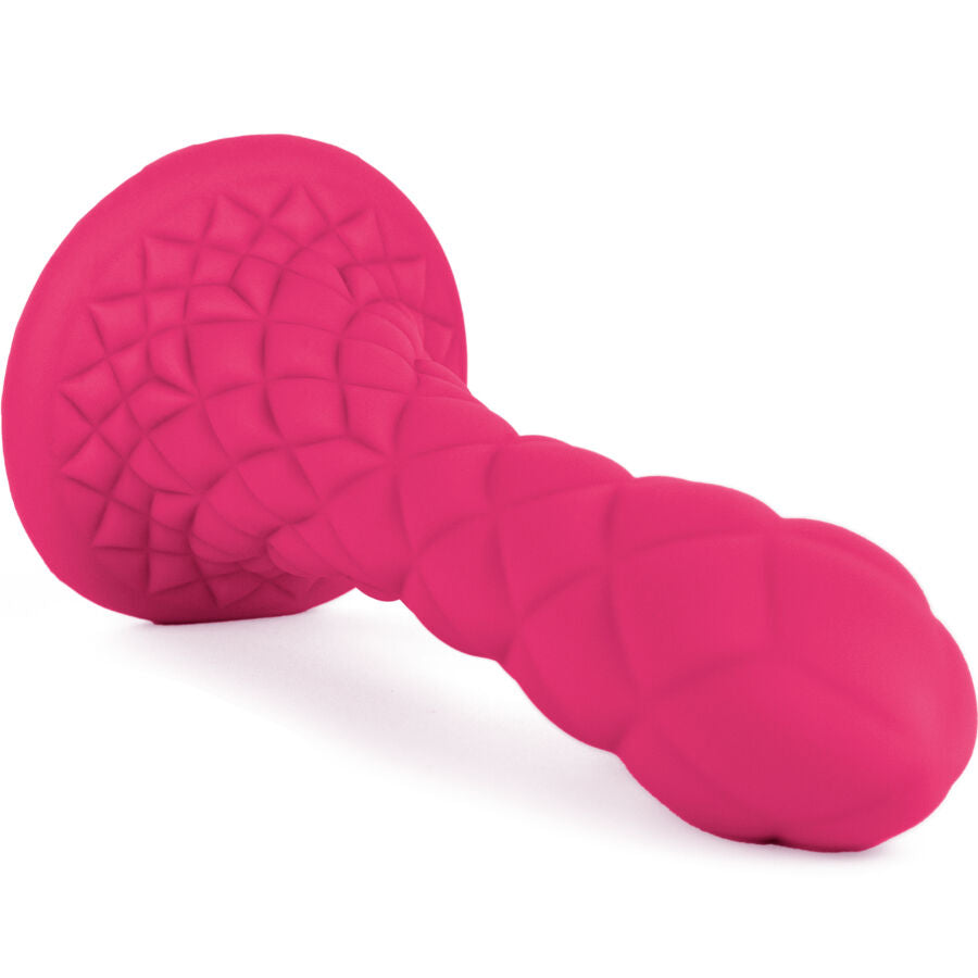 Silexd - Dreamy Dildo Fantasy Flüssigsilikon Thermoreaktiv Fuchsia 18,5 Cm