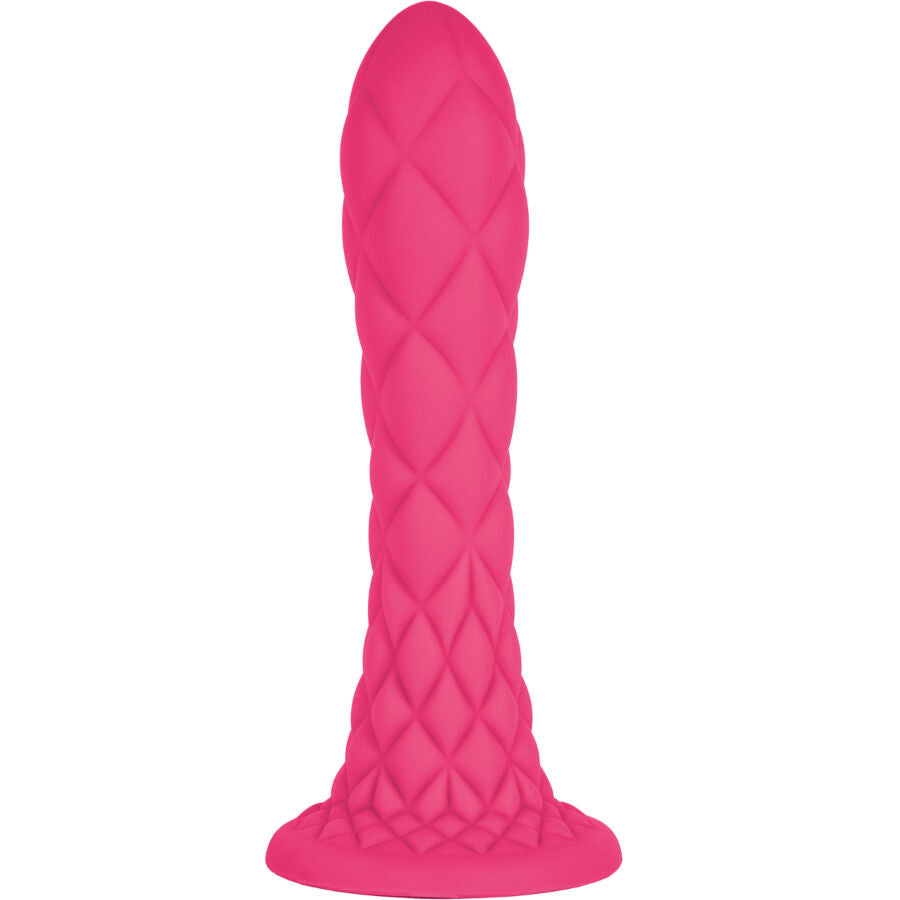 Silexd - Dreamy Dildo Fantasy Flüssigsilikon Thermoreaktiv Fuchsia 18,5 Cm