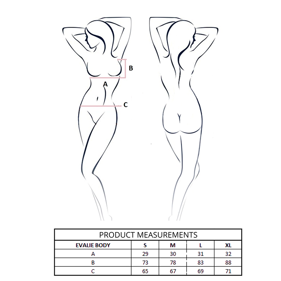 Passion - Evalie Body Weiss L/XL