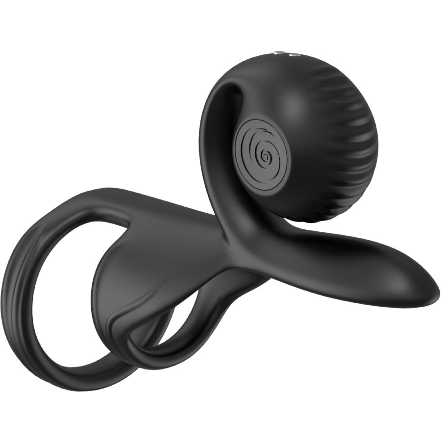 Snail Vibe - Jovi Couple's Ring Remote Control Black