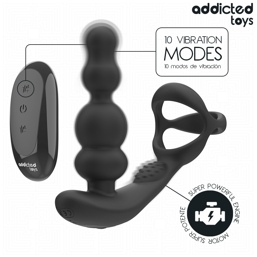 Addicted Toys “ Rotierender Prostatamassagegerã„T Mit Fernbedienung