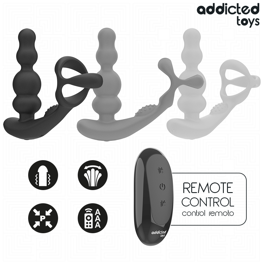 Addicted Toys “ Rotierender Prostatamassagegerã„T Mit Fernbedienung