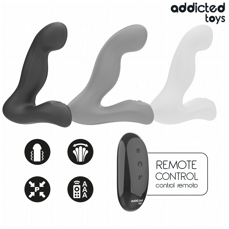 Addicted Toys -  Oszillierender Prostatamassagegerãt Mit Pulsationsmodus-Fernbedienung