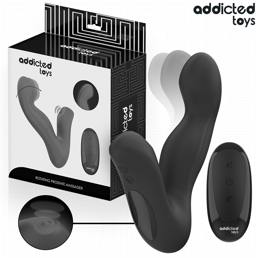 Addicted Toys -  Oszillierender Prostatamassagegerãt Mit Pulsationsmodus-Fernbedienung