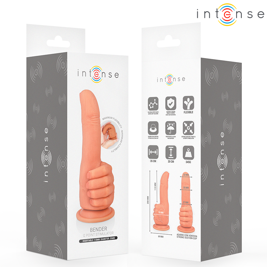 Intense - Bender G-Spot Stimulator Flexible Hand 11,3 Cm