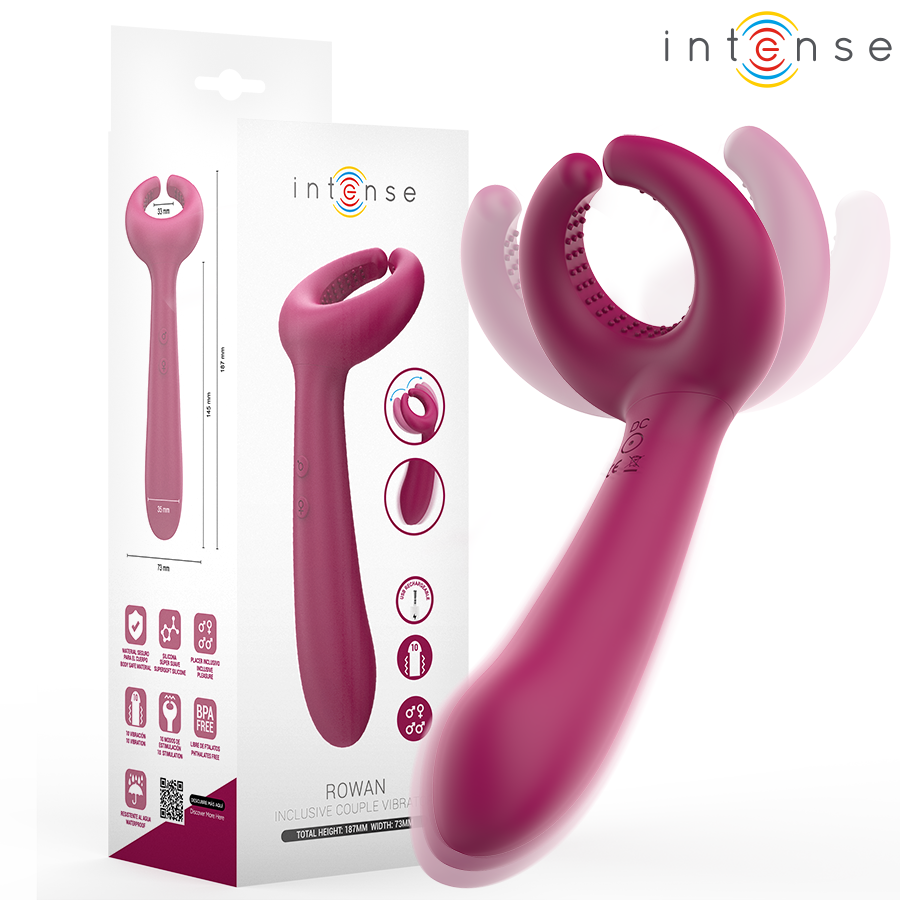 INTENSE Rowan Inclusive Paarvibrator mit Vibrationsfunktion