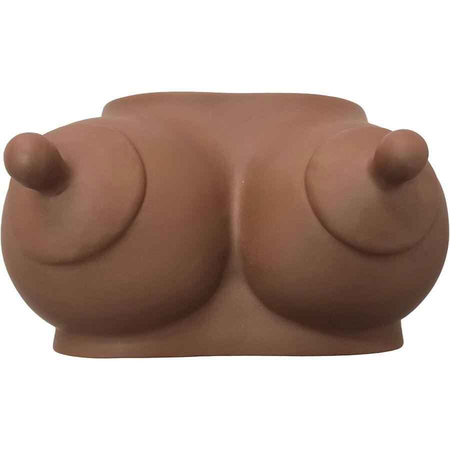 Diablo Picante - Sparschwein In Tittenform, Dunkler Ton