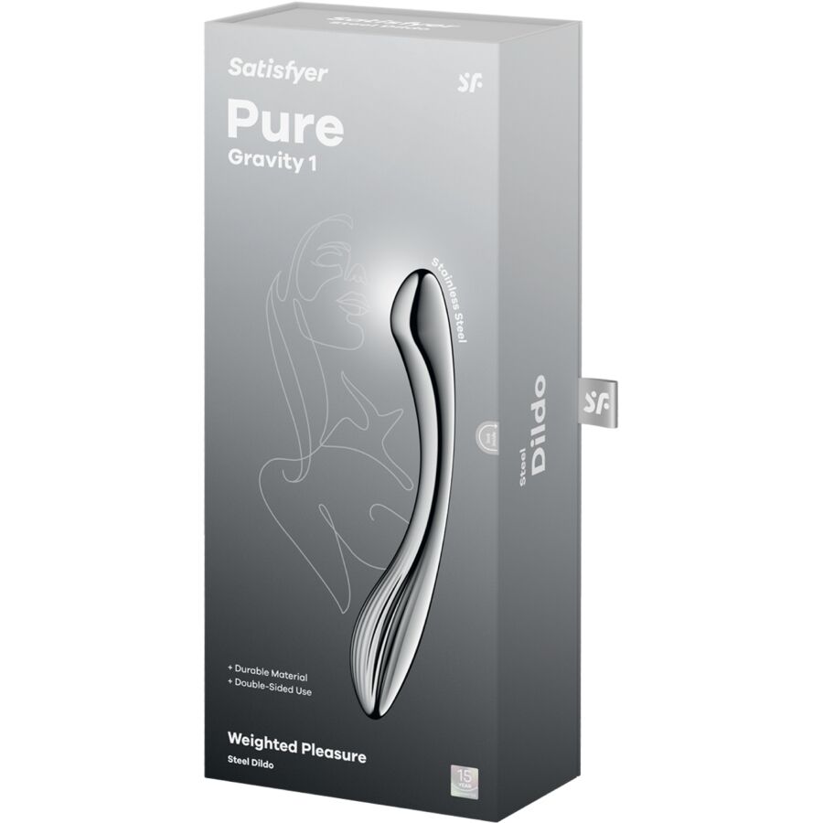 Satisfyer - Pure Gravity 1 Doppeldildo Aus Edelstahl