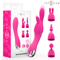 Intense - Cher Vibrator Mit 20 Muster Und Austauschbaren Aufsãtzen