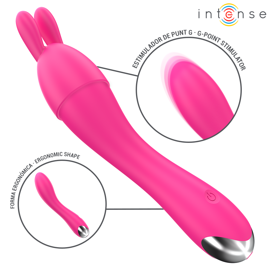 Intense - Cher Vibrator Mit 20 Muster Und Austauschbaren Aufsãtzen