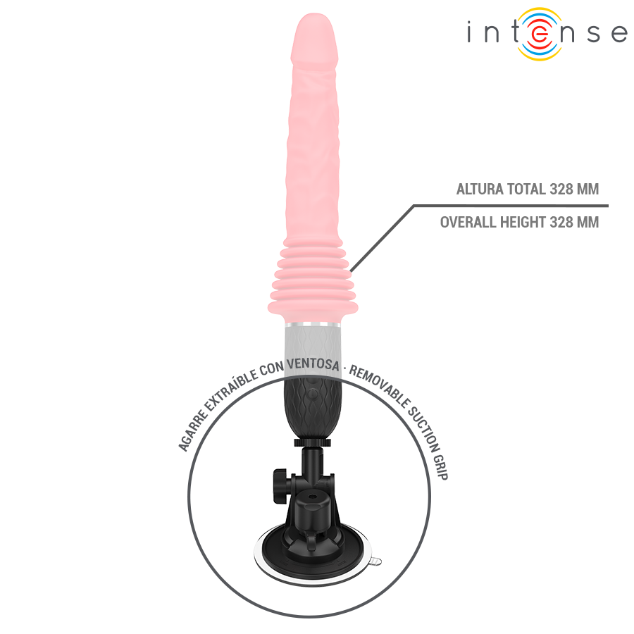 Intense - Cynthia Fernbedienungs-Stossvibrator Mit Wãrmefunktion