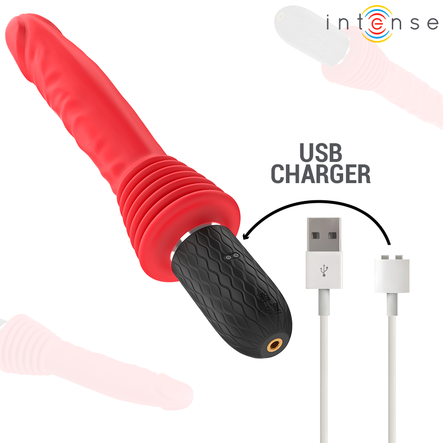 Intense - Cynthia Fernbedienungs-Stossvibrator Mit Wãrmefunktion