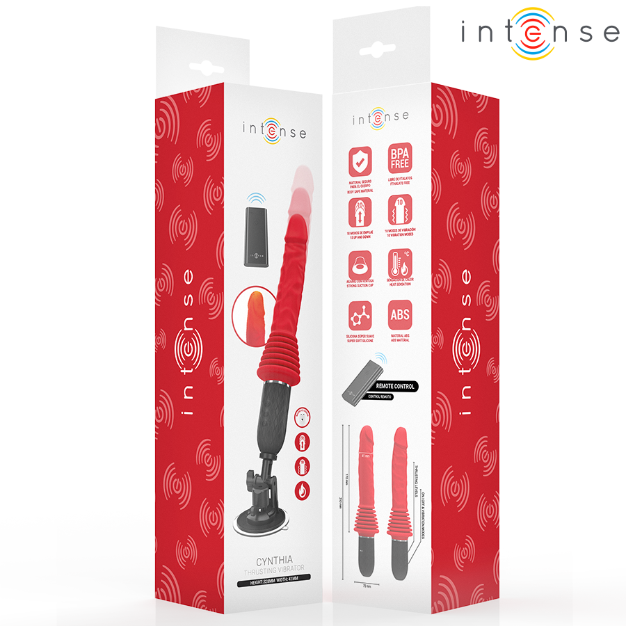 Intense - Cynthia Fernbedienungs-Stossvibrator Mit Wãrmefunktion