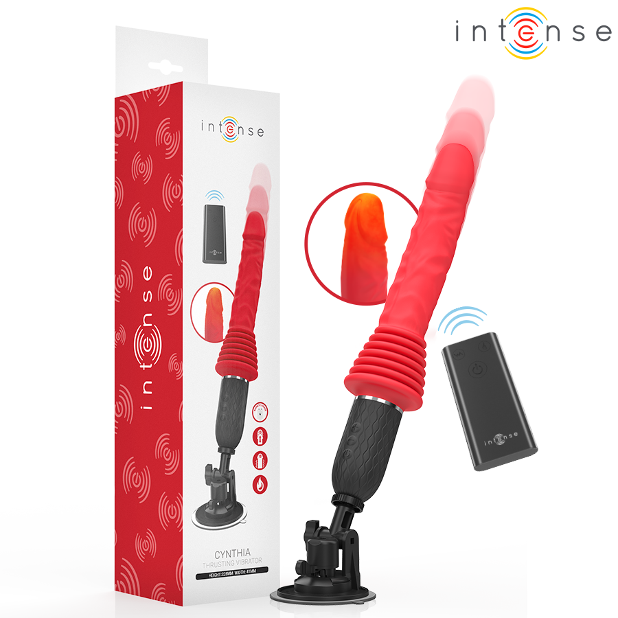 Intense - Cynthia Fernbedienungs-Stossvibrator Mit Wãrmefunktion
