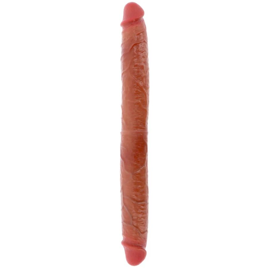 Get Real - Doppel-Silikon-Dildo Karamell 46 Cm