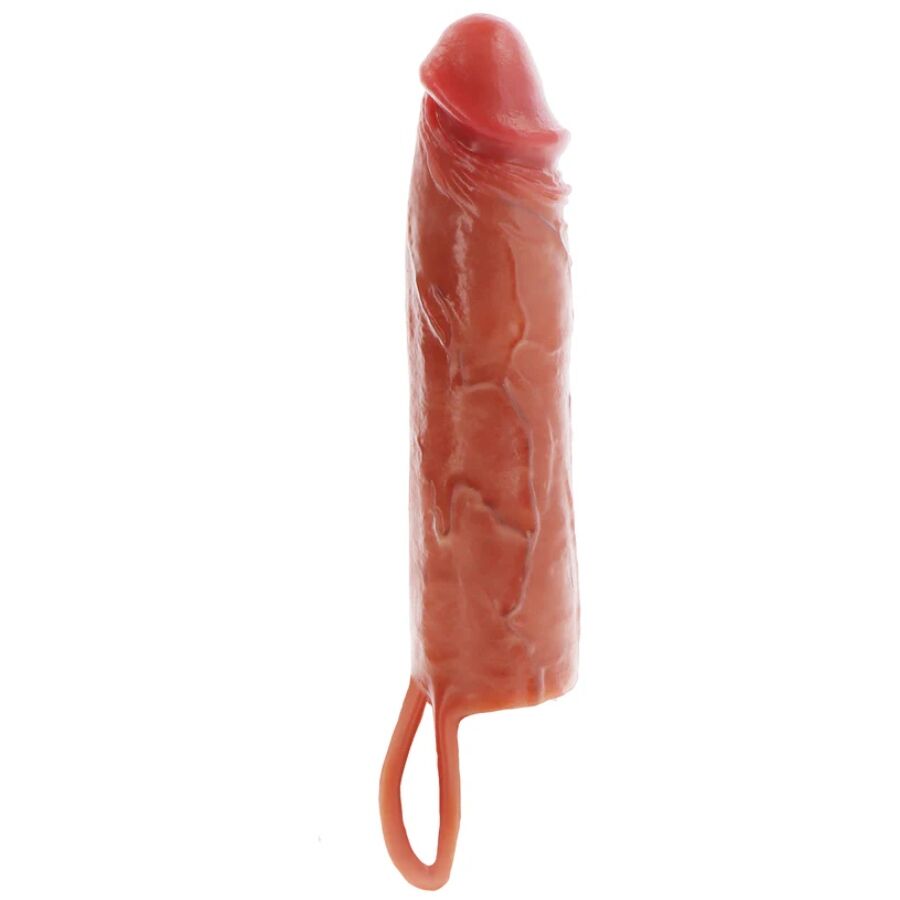 Get Real - Hydrierte Haut Silikon-Penishülle Karamell 20 cm