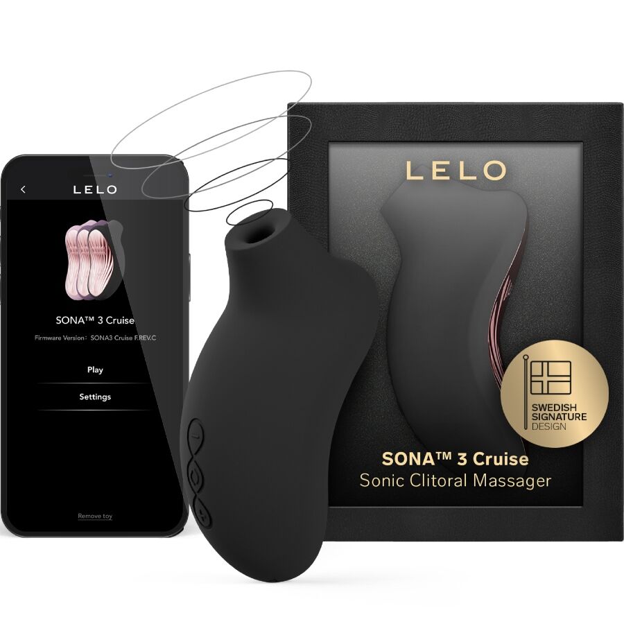 Lelo - Sona 3 Cruise Sonic Klitoralsager Schwarz