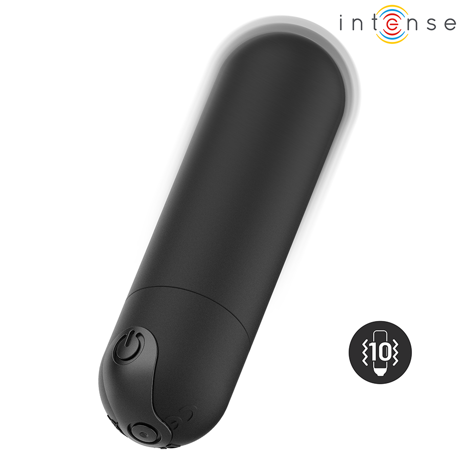 Intense - Karen Mini Wiederaufladbarer Vibrationskugel Schwarz
