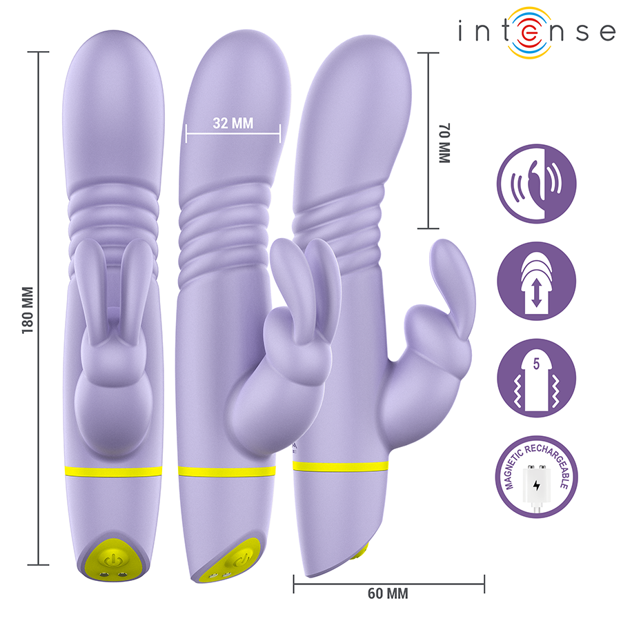 Intense - Helen Rabbit Stimulator & Thrusting Vibrator