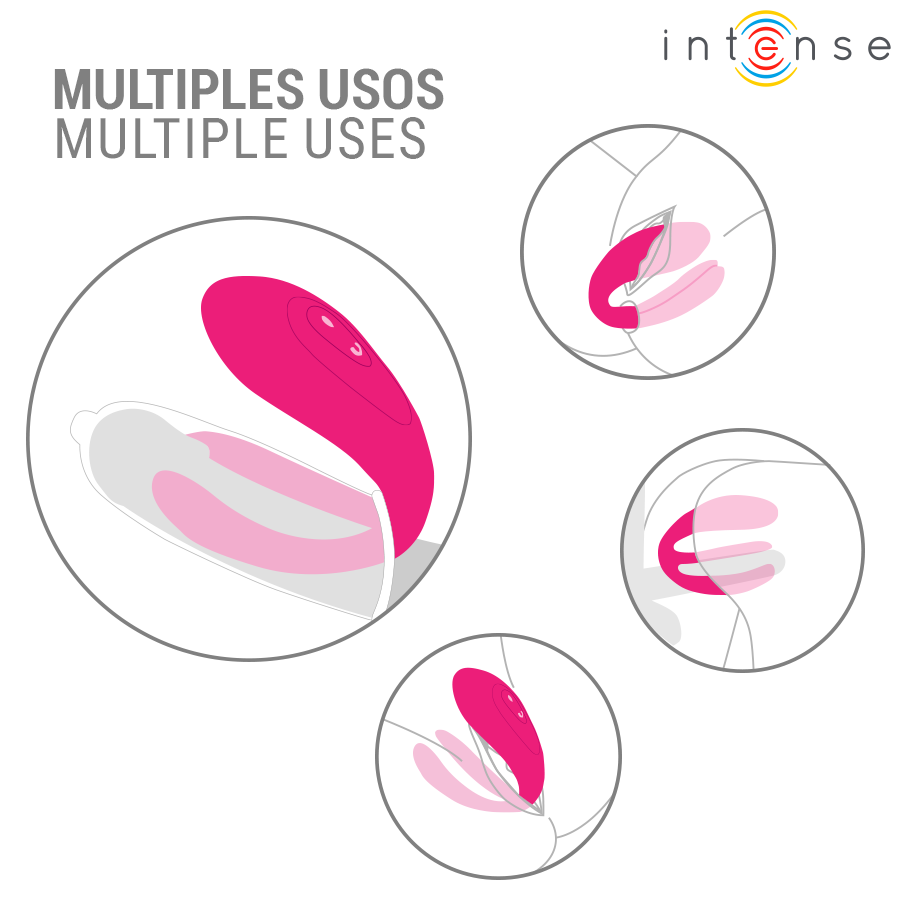 Intense - Julia Doppelvibrator-Klemmenstimulator Mit Fernbedienung