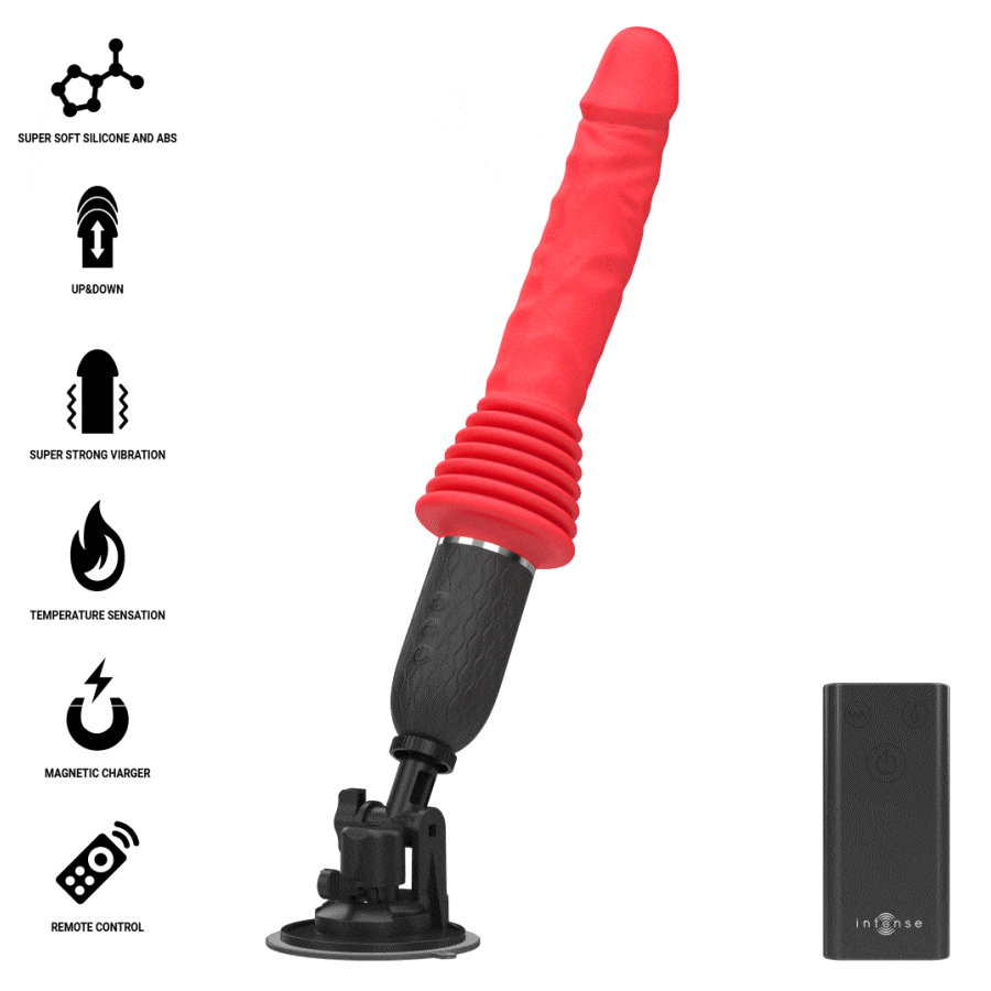 Intense - Cynthia Fernbedienungs-Stossvibrator Mit Wãrmefunktion