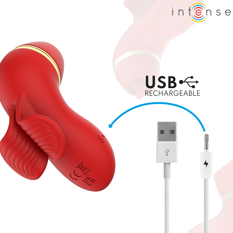 INTENSE - Multifunktionaler Patty-Stimulator mit 4 Aufsätzen für individuelle Vergnügung