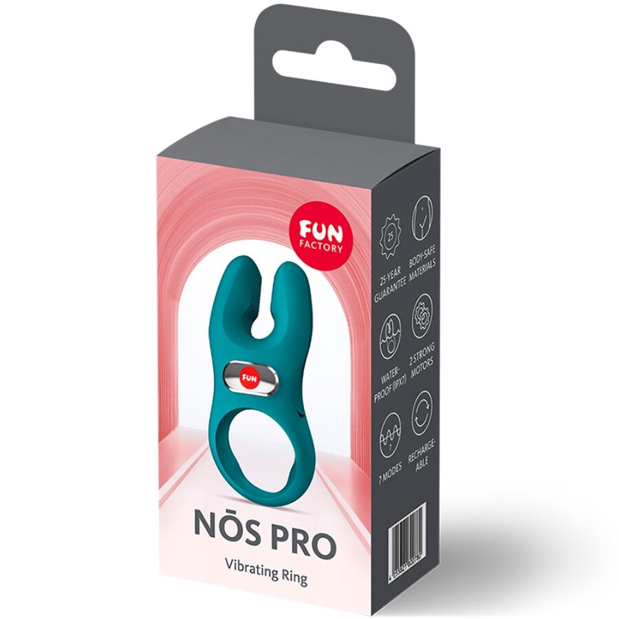 Fun Factory - Nos Pro Vibrating Cock Ring, Bottle, Green