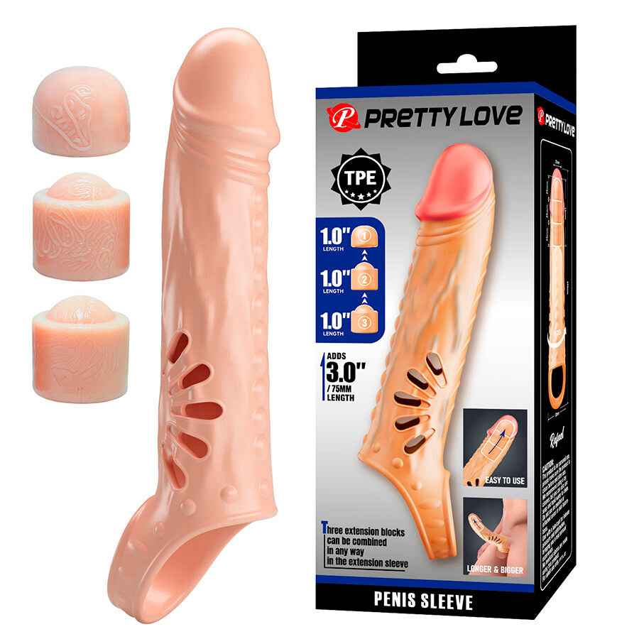 PRETTY LOVE - PENISHÜLLE MIT VERLÄNGERUNGEN