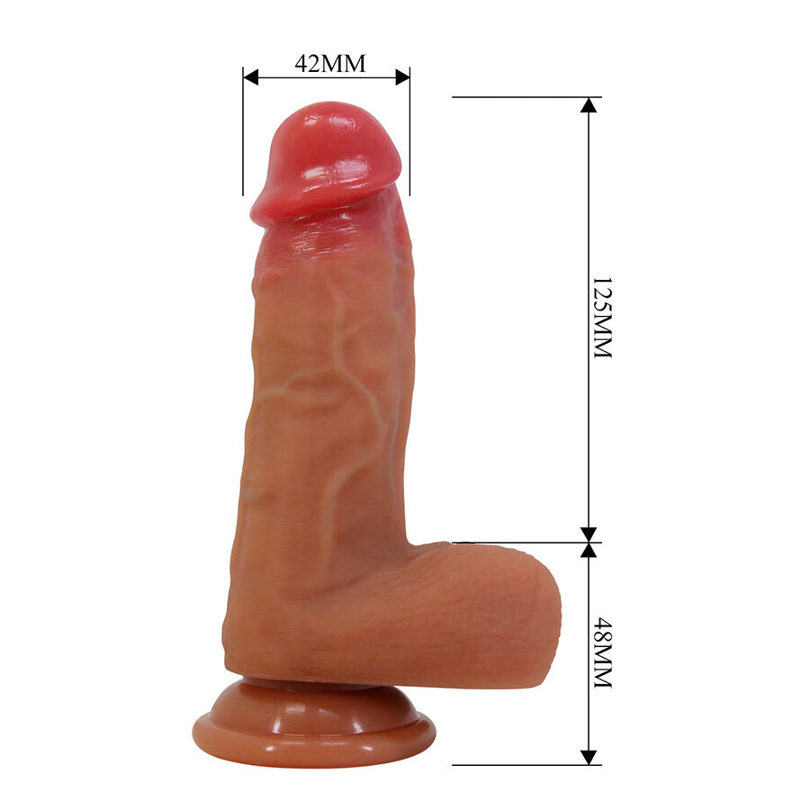 Pretty Love - Curtis Realistic Dildo with Suction Cup 17.3 cm - Ø 4.2 cm