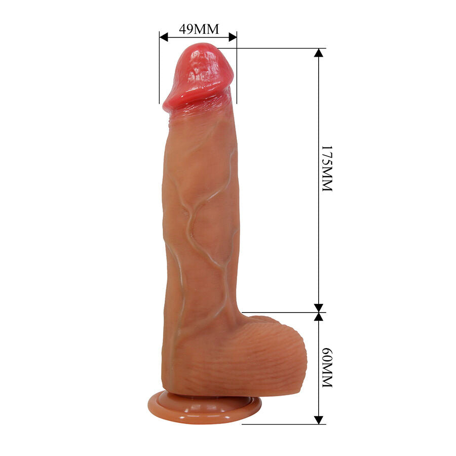 Pretty Love - Orton Realistic Dildo with Suction Cup 23.5 cm - Ø 4.9 cm