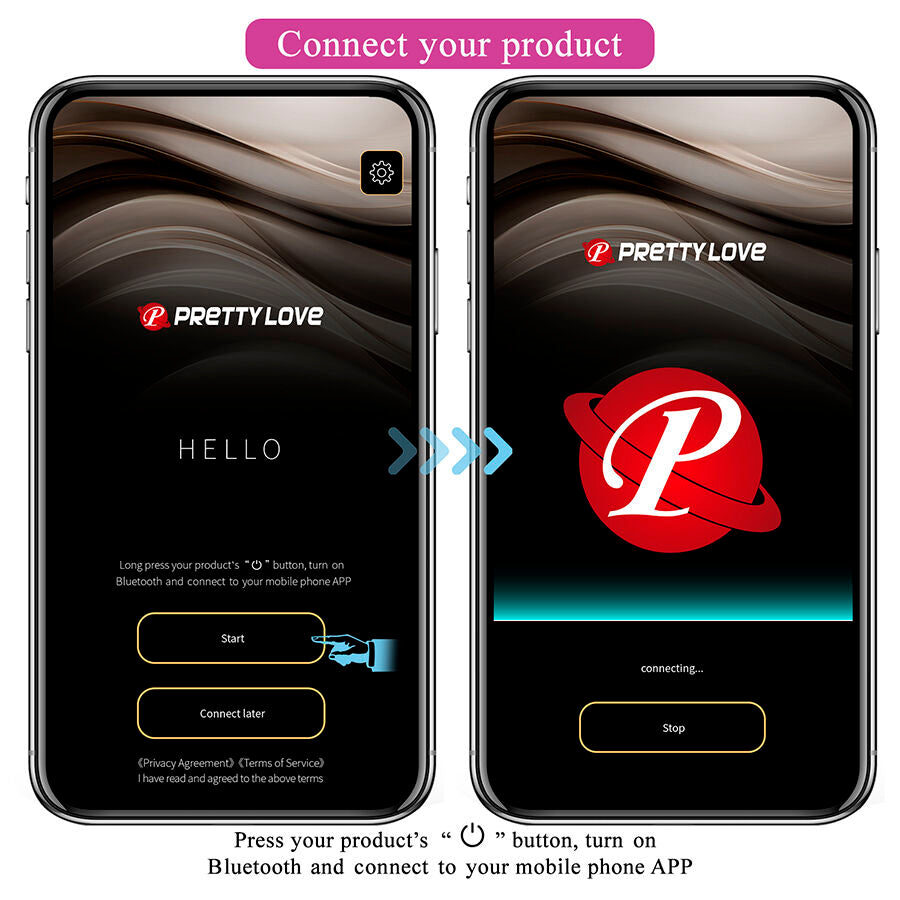 Pretty Love - Dora Invisible Vibrator With Free App