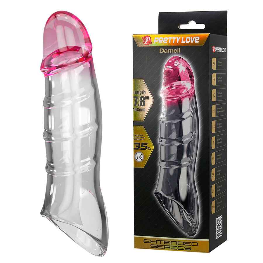 PRETTY LOVE - DARNELL PENIS-COVER MIT TRANSPARENTEM EFFEKT