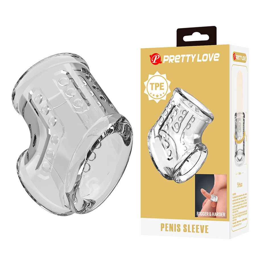 PRETTY LOVE - KURZE TRANSPARENTE PENISHÜLLE