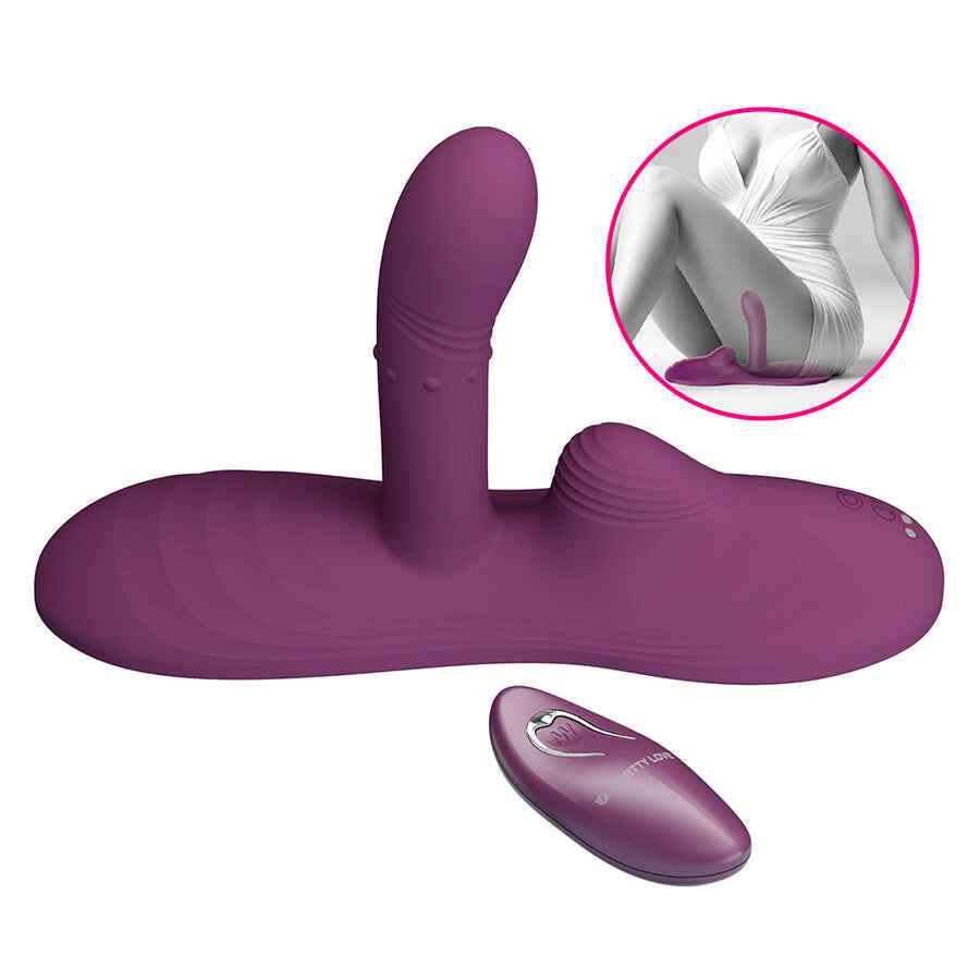 PRETTY LOVE - LUKA SITZVIBRATOR MIT WÄRMEEFFEKT UND FERNBEDIENUNG