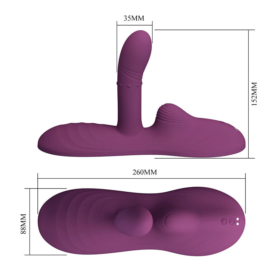 Pretty Love - Luka Vibrating Seat With Heating Function And Remote Control