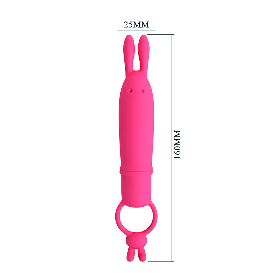 Pretty Love - Delia Rabbit Vibrator with Cock Ring