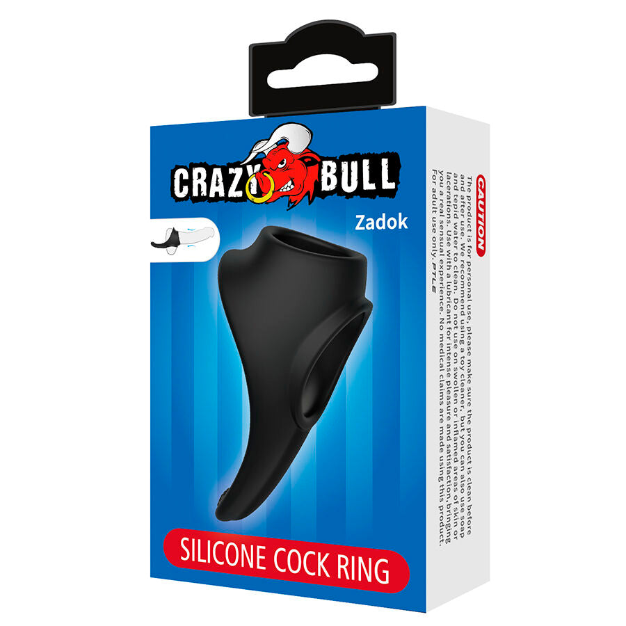 CRAZY BULL - ZADOK ERGONOMISCHER RING MIT PERINEALSTIMULATOR
