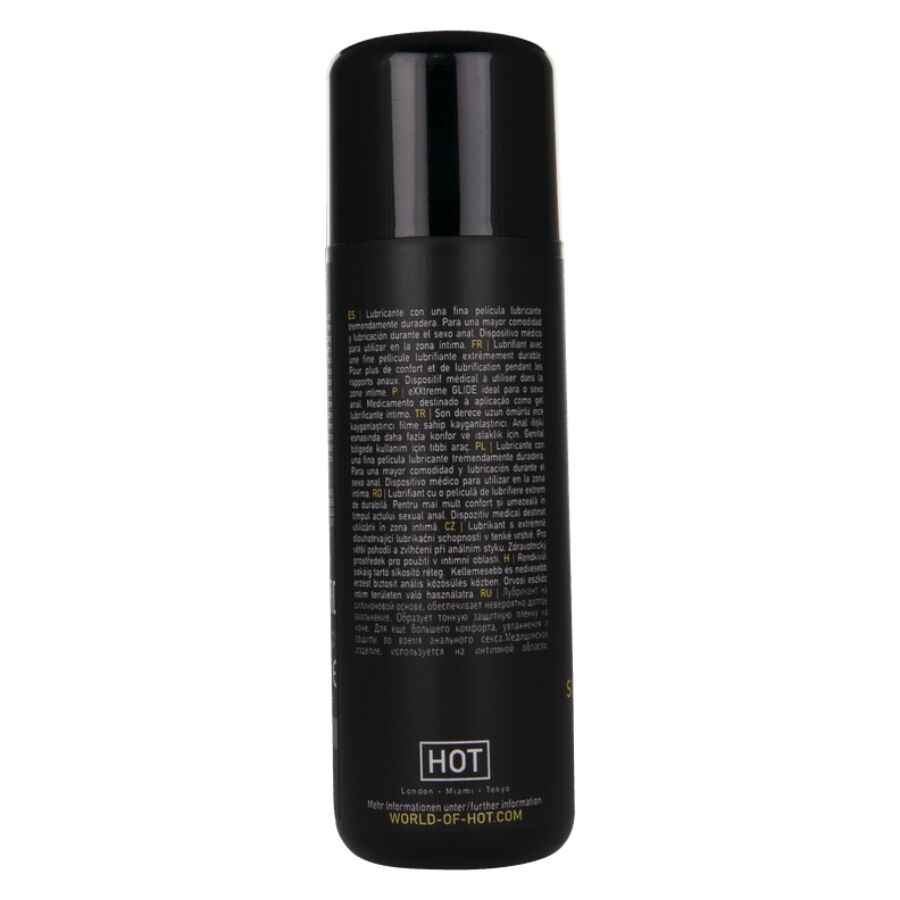 HOT – EXTRA GLEITENDES SILIKONBASIERTES GLEITMITTEL + KOMFORTÖL A+ 100 ML