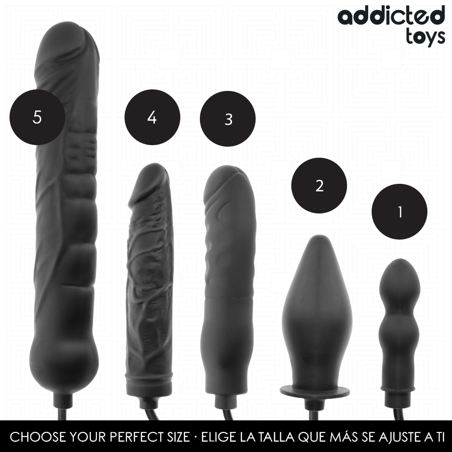 Aufblasbarer Doppel Analplug von Addicted Toys
