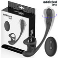 Addicted Toys - Analplug Mit Vibration, 360°-Wellung Und Hodenstimulator
