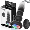 Addicted Toys - Rotierender Vibrierender Analplug Mit Led-Licht Und Fernbedienung