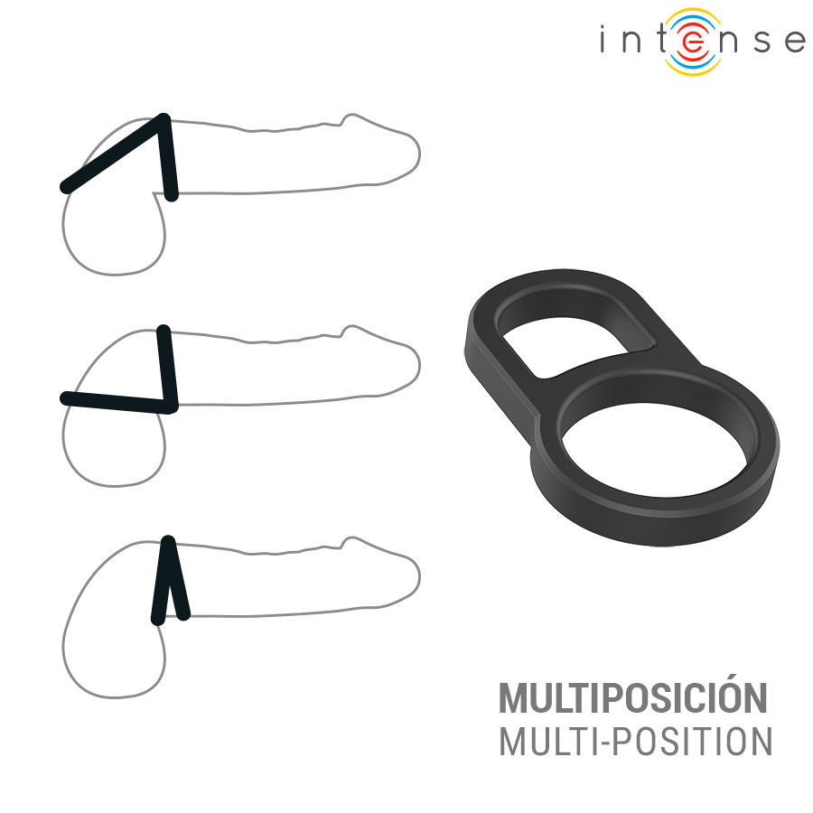 Intense - Conleth Adjustable Double Cock Ring Model 3