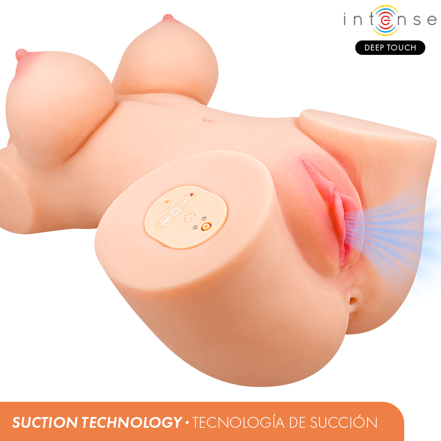 INTENSE DEEP TOUCH - VERO TORSO VAGINA MIT SAUG-, WÄRME-, VIBRATIONS- UND STIMMEFFEKTEN L 5,5 KG
